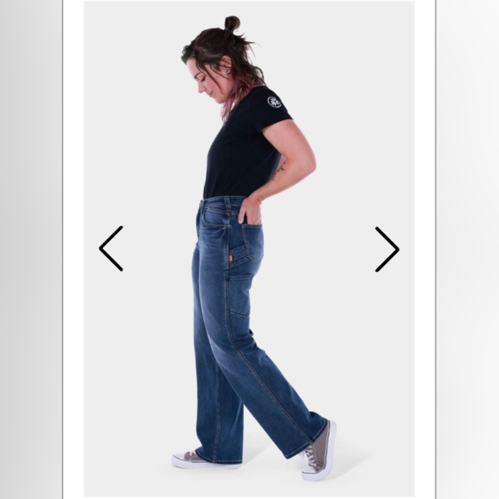 Dovetail Workwear Wide Leg Jeans